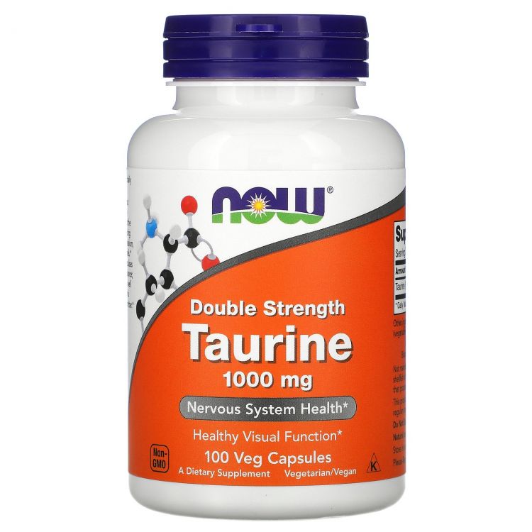 БАД Double Strength Taurine 1000mg, 100капсул.
