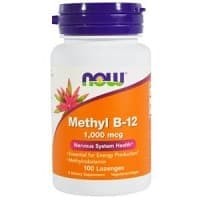 БАД Methyl B-12 1000 mcg, 100 жевательных таблеток.
