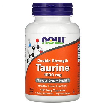 БАД Double Strength Taurine 1000mg, 100капсул.