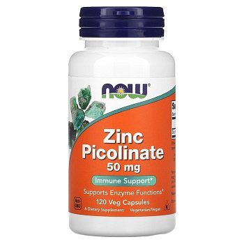NOW: Zinc Picolinate 50 mg /120 V-капс/