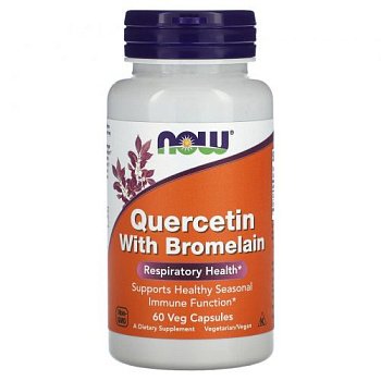 Now Foods Quercetin With Bromelain 60 капсул