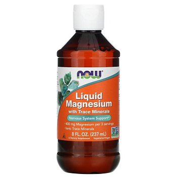 NOW: LIQUID MAGNESIUM/TRACE MINS /240 мл/