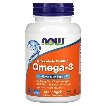 Now Foods  Omega 3 1000 100 Softgels