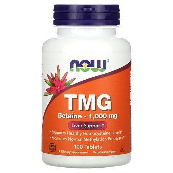 БАД "TMG Betaine - 1,000 mg",100таблеток.