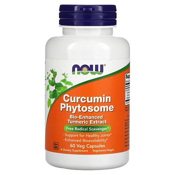 NOW: Curcumin Phytosome 500 mg /60 V-капс/