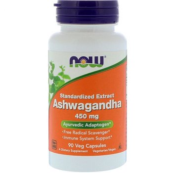 БАД ASHWAGANDHA EXTRACT 450MG, 90капсул.