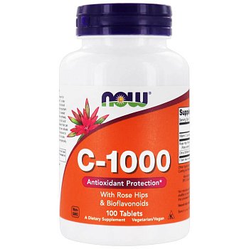 БАД C-1000 with rose hips sustained release, 100таблеток..